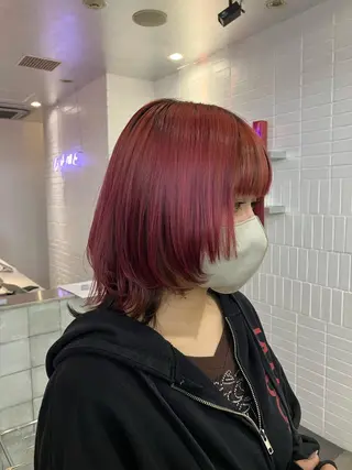 ショート カラー 🥣ミコト/ウルフ ハイトーン特化🥣のヘアスタイル