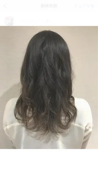 ロング カラー 韓国ヘア/耳ツボジュ エリー♡ayumuのヘアスタイル