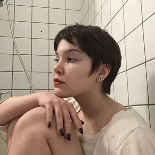 ショート 暖色/パーマ 🌼クニトウメイのヘアスタイル