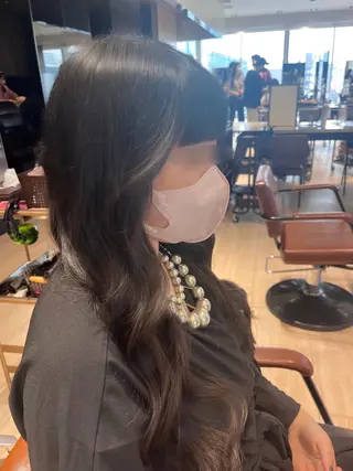 セミロング 赤羽今日子/レイヤー /盛れる顔まわりのヘアスタイル