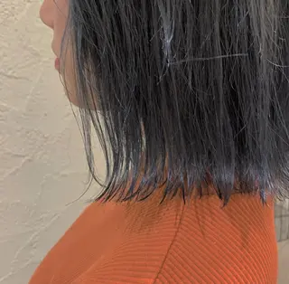 ミディアム カラー 髪質改善色素改善特化 keiのヘアスタイル