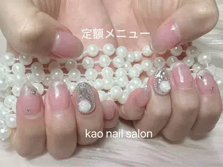 ネイル kao nail マグネット/長さだしのネイルデザイン