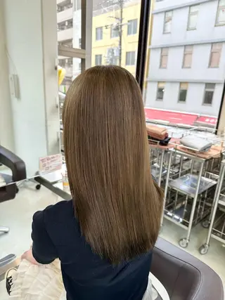 セミロング カラー 美髪矯正✨美髪特化 /新井優馬のヘアスタイル