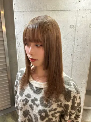 ロング カラー olive for hair【オリーブフォーヘアー】所属・髪質改善メテオカラー Takedaのヘアスタイル