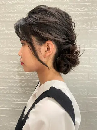 ヘアアレンジ 資生堂サロン&スパ大阪所属・黒田恵里香ショート カットモデル募集中のヘアスタイル