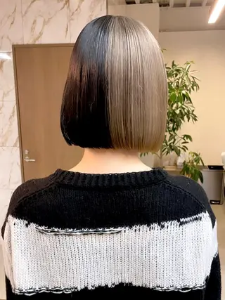 ミディアム カラー Masena所属・💎韓国風レイヤー /ボブ💎Namiのヘアスタイル