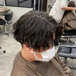 パーマ メンズ 佐藤 幸輝のヘアスタイル