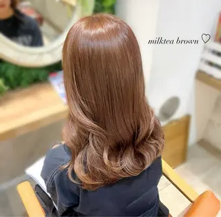 ロング カラー ガーリー/暖色カラー /横浜/さくらのヘアスタイル