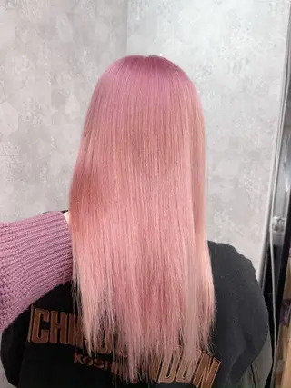 ミディアム カラー 💕誰より可愛い💕 ピンク🎀YUUKAのヘアスタイル