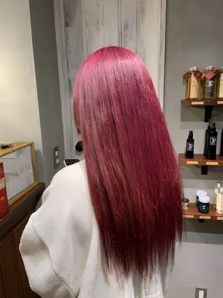 ロング カラー saya 🧸 カット/縮毛矯正のヘアスタイル