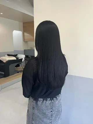 ロング 神谷 夏帆のヘアスタイル