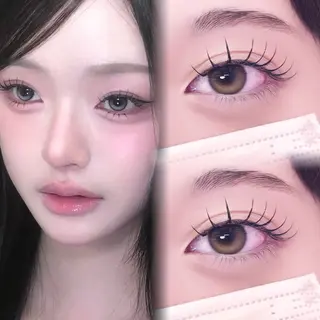 マツエク・マツパ Nozomi 韓国風束感まつ毛🩵のマツエク・マツパデザイン