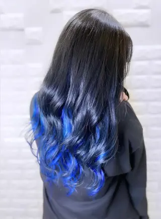 ロング カラー ヘアアレンジ Shelltie Fiel (シェルティフィエル)所属・次世代シールエクステ 錦糸町 小泉 朋之のヘアスタイル