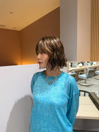 ショート パーマ RosierBlue 工藤のヘアスタイル