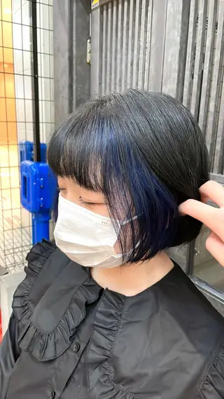 ミディアム カラー 縮毛矯正/髪質改善/ 石橋代智のヘアスタイル