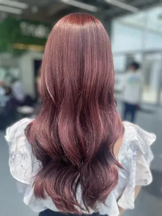 ロング カラー MONA あまねのヘアスタイル