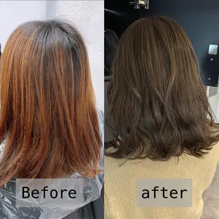 ミディアム カラー サイドバング 🇰🇷沼田　拓斗のヘアスタイル