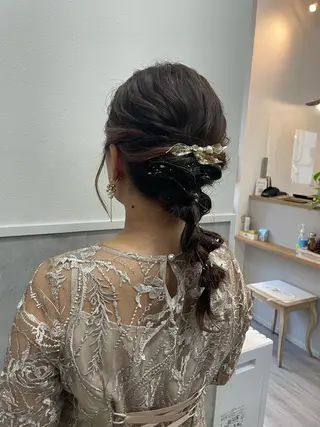 ロング ヘアアレンジ ROCCAhair 谷山陸のヘアスタイル