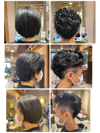 メンズ 中本 竜聖のヘアスタイル