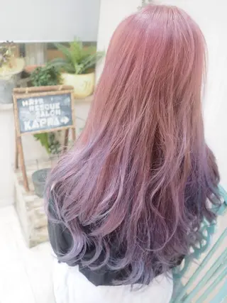 ロング 【全部無料🙇】 おがわようしんのヘアスタイル