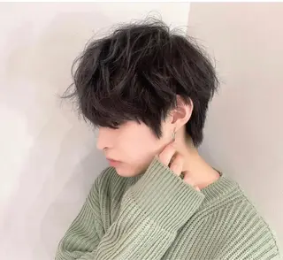 ショート カラー ヘアアレンジ メンズ 🐾カラーモデル募集 中🐈⬛藤川 千誉のヘアスタイル