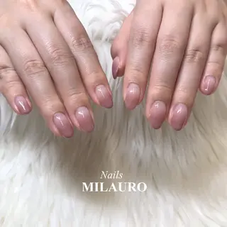 ネイル Nails MILAURO所属・MIYUKI /大人シンプルネイルのネイルデザイン