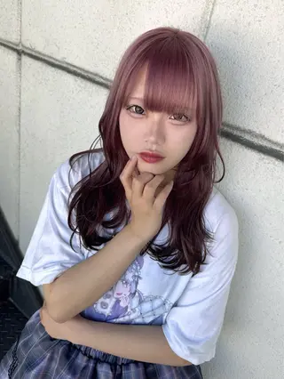 ロング カラー 【.ico】心斎橋 飛田ゆうきのヘアスタイル