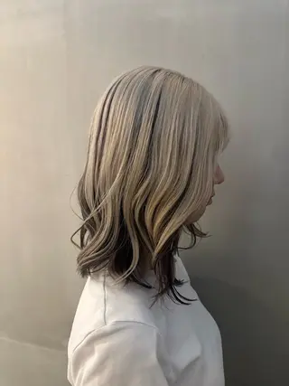カラー hinata/ ハイトーンカラー🪽のヘアスタイル