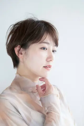 ショート カラー 野村 健太のヘアスタイル