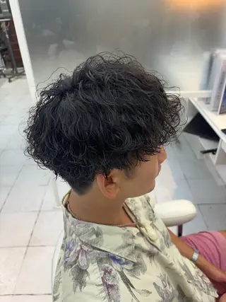 パーマ メンズ カーリーパーマ/ 海外風/SAKURAのヘアスタイル