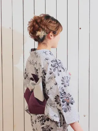 ミディアム ヘアアレンジ Rarely  beautyのヘアスタイル