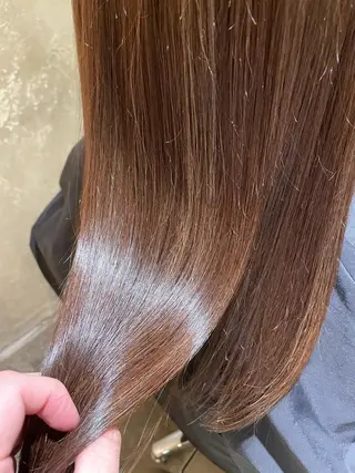 セミロング 🌈髪質改善💕 縮毛矯正✨青木まで✨のヘアスタイル