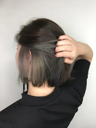 ショート 特殊カラー/ブリーチ 道満ゆいなのヘアスタイル