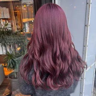 ロング カラー おくだ　りお /ハイトーンカラーのヘアスタイル