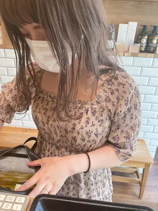 ロング カラー 戸丸 絵夢のヘアスタイル