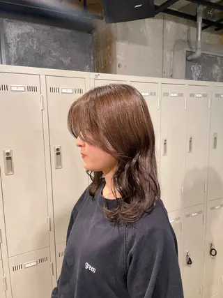 カラー 🤍ベージュ/透明感 韓国ヘア/まりん🤍のヘアスタイル