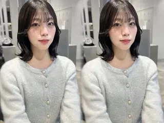 ミディアム erina🌼新宿/ 艶カラー/レイヤーのヘアスタイル