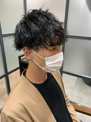 ショート パーマ メンズ 【S.BROOM】 店長　西川徹のヘアスタイル