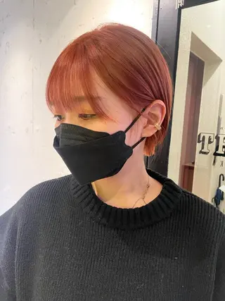 ショート カラー hisano / ハイトーン・透明感のヘアスタイル