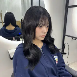 ロング カラー Ren. 🦋デザインカラーのヘアスタイル