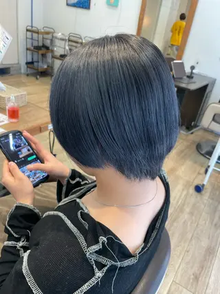 ショート カラー こいき/ブラウン・ 暖色/艶カラー🎀✨のヘアスタイル