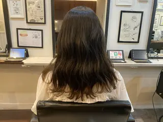 セミロング ヘアアレンジ salon hanano所属・亀井 明美のヘアスタイル