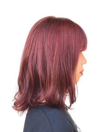 セミロング uti所属・菊池 幹のヘアスタイル