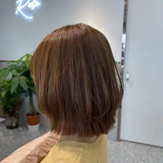ミディアム カラー ボブ/髪質改善 jionのヘアスタイル