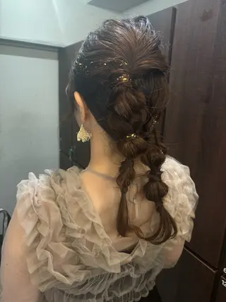 セミロング ヘアアレンジ 🐕kato Mizuki🐕のヘアスタイル