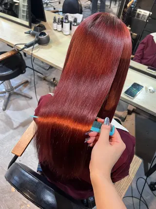 カラー 縮毛矯正モデル募集中 RIRIKAのヘアスタイル