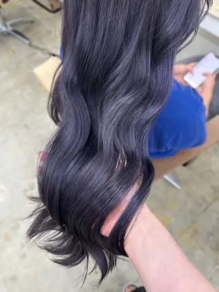 ロング カラー 🌼透明感艶カラー オリーブ🌼河村咲のヘアスタイル