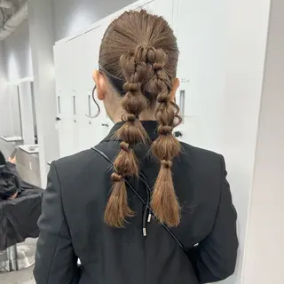 ヘアアレンジ ハイトーン ayane💖のヘアスタイル