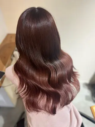 ミディアム 塩川ももこ/ 縮毛矯正/ヘアセットのヘアスタイル