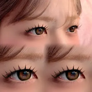 マツエク・マツパ 【那覇/束感まつ毛】 キャメルのマツエク・マツパデザイン